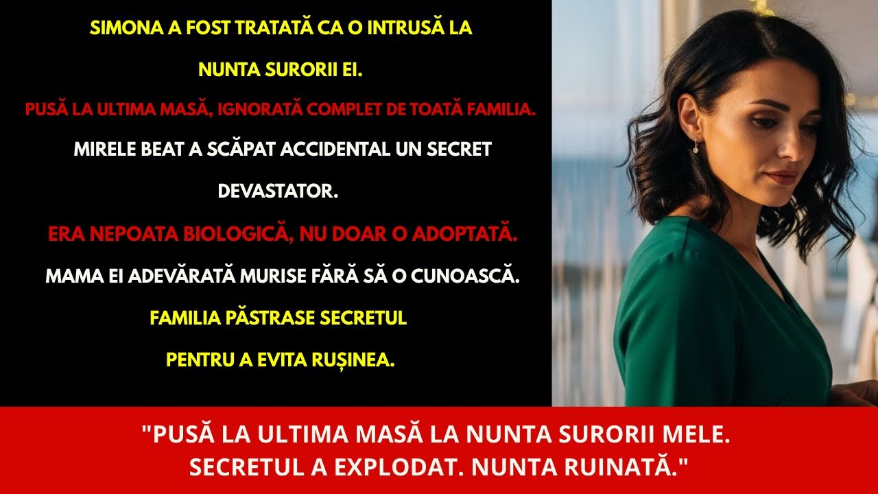 „La nunta surorii mele am fost tratată ca o străină — până când situația a scăpat de sub control”