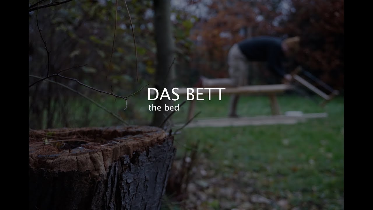 Das Bett - besäumen | the bed - tidiet up