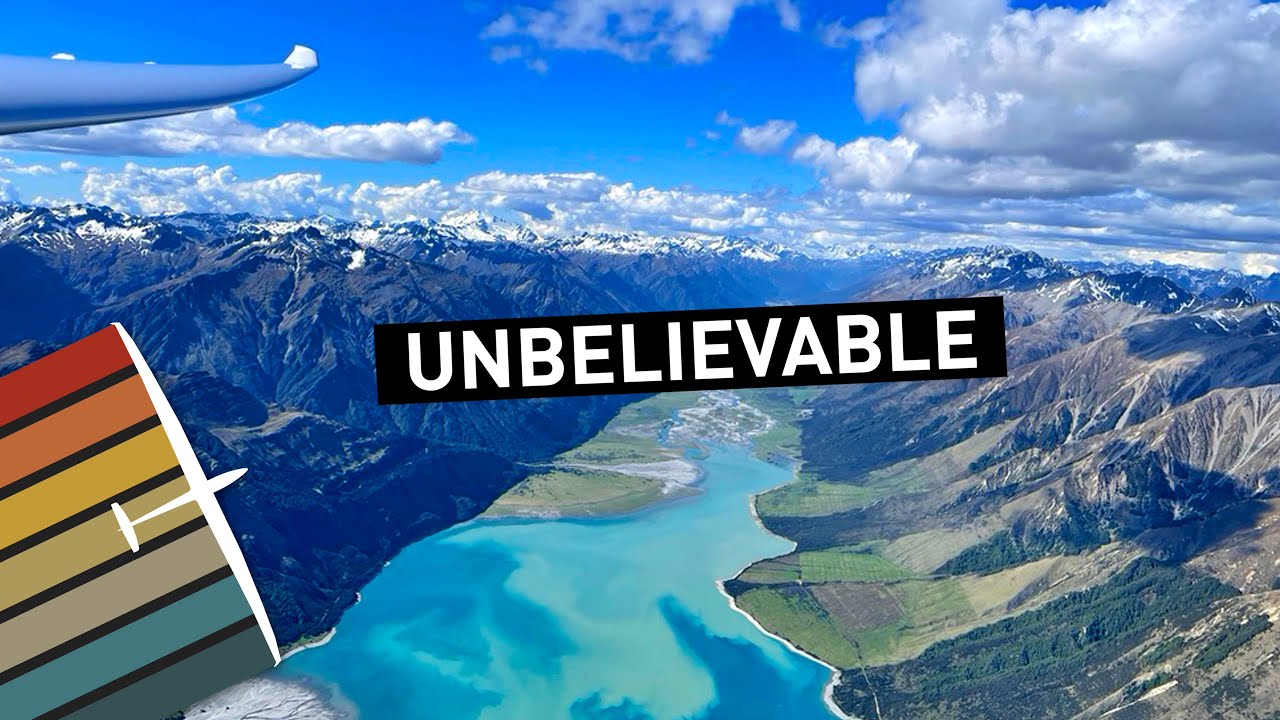 Racing Gliders Over New Zealand's Stunning Lakes