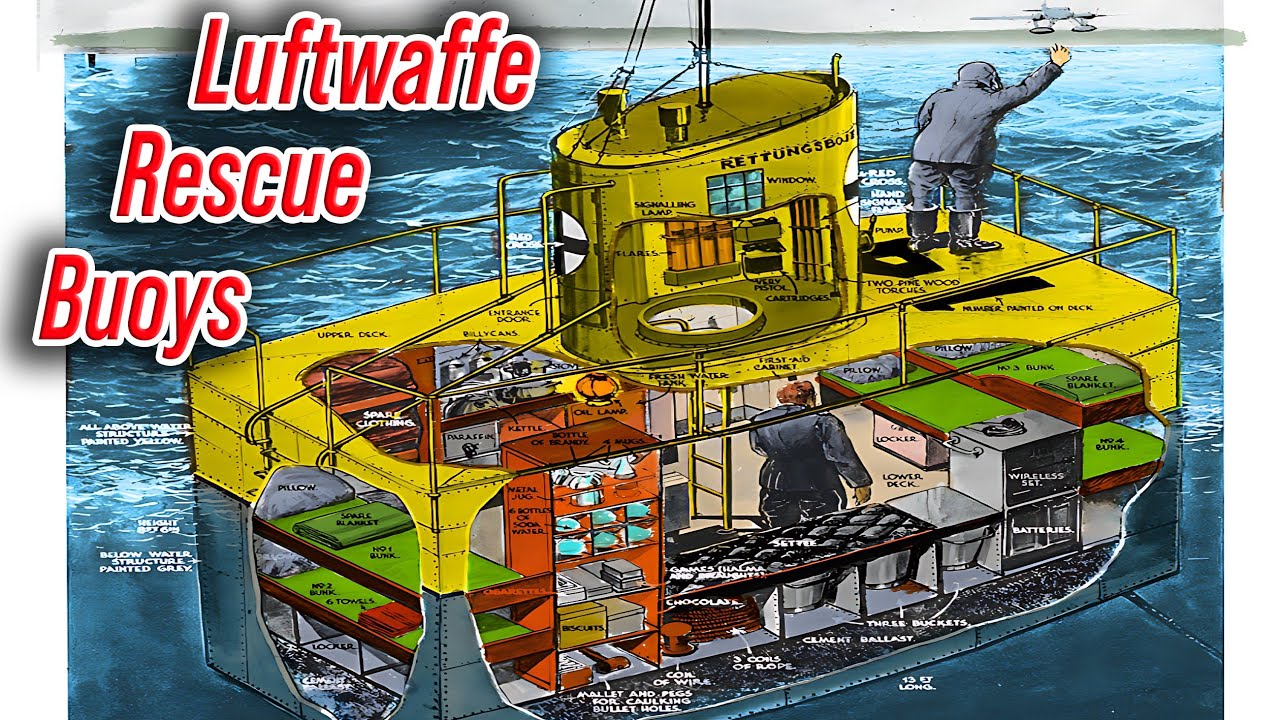 Boje ratunkowe Luftwaffe | Pływające hotele z czas&oacute;w II wojny światowej na kanale La Manche