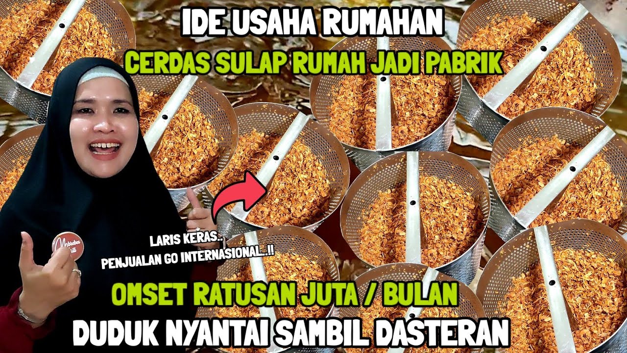 CERDAS..USAHA Di RUMAH JAH DUDUK SANTAI Sambil  DASTERAN OMSET RATUSAN JUTA /BULAN | IDE BISNIS 2022