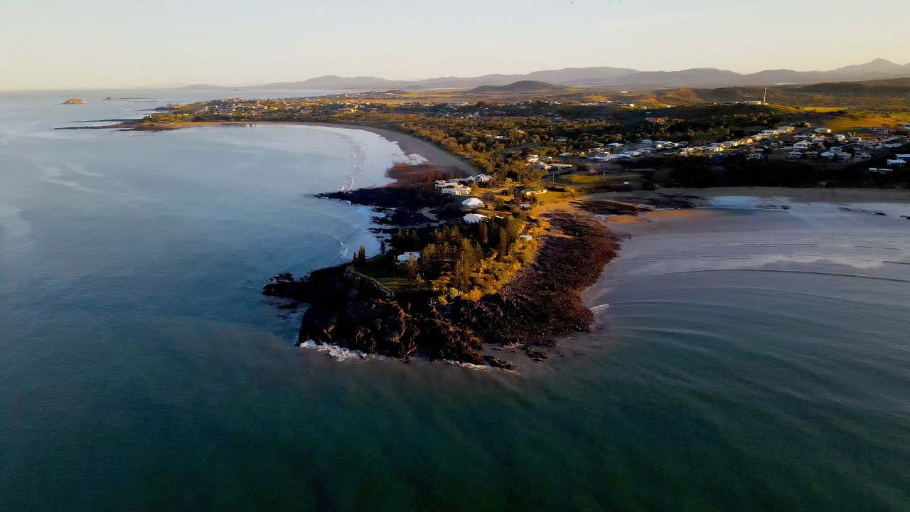 Emu Park, North QLD, 4K stunning Drone (Flying over Australia)