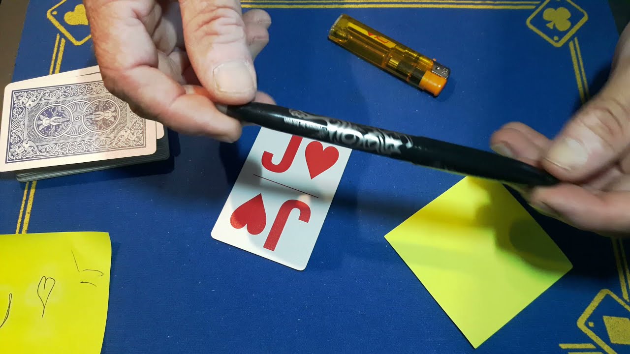 Учебное пособие по фокусам с магическими картами Frixion Pen Fire/Магические трюки