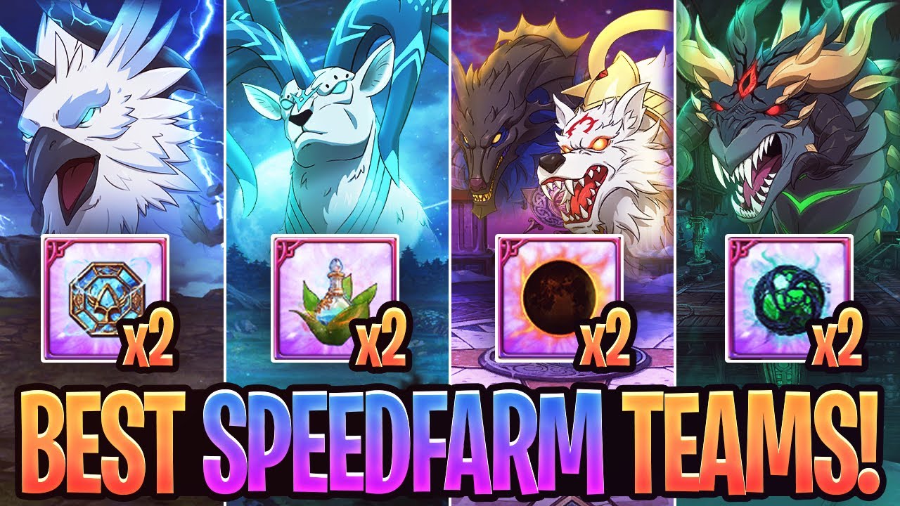 New Best SPEEDRUN Teams Double Drop Demonic Beasts Farming | Seven Deadly Sins: Grand Cross