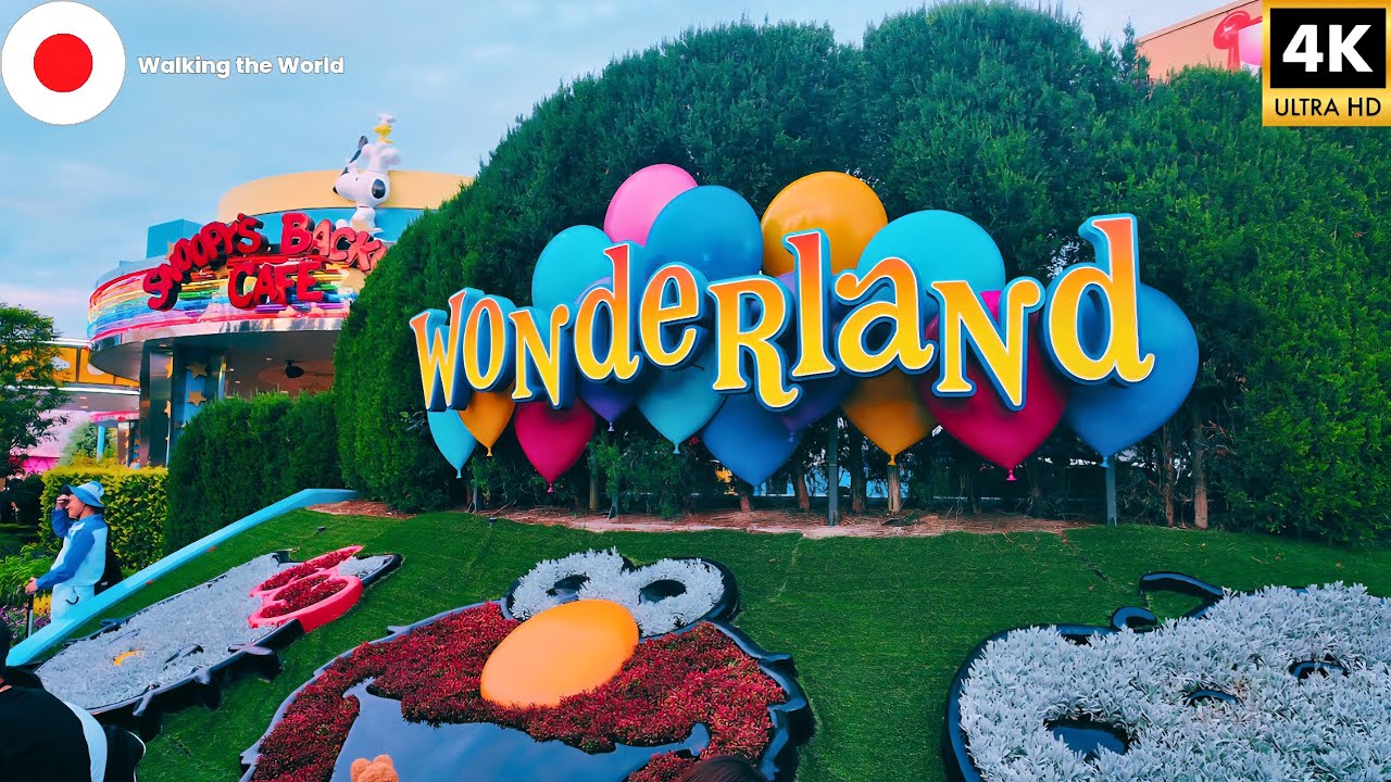 Universal Wonderland FULL Tour at Universal Studios Japan | Snoopy, Hello Kitty & Sesame Street [4K]