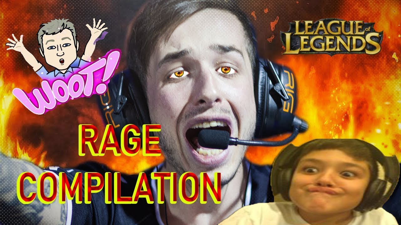 League of Legends: 2019 Pro Players Rage/Tilted Compilation