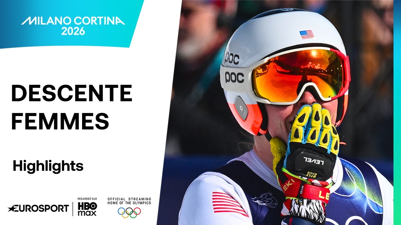 JO 2026 - Breezy Johnson CHAMPIONNE OLYMPIQUE d'une descente marquée par la chute de LINDSEY VONN