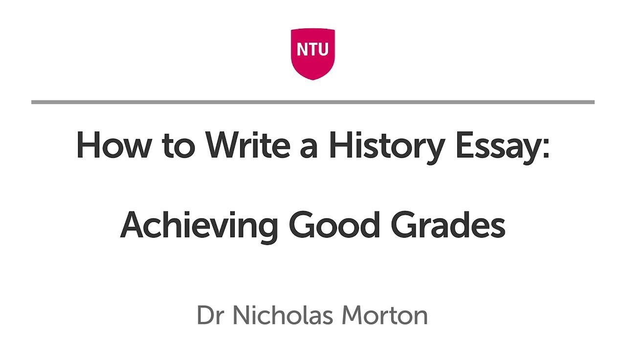 How to Write a History Essay: Achieving Good Grades
