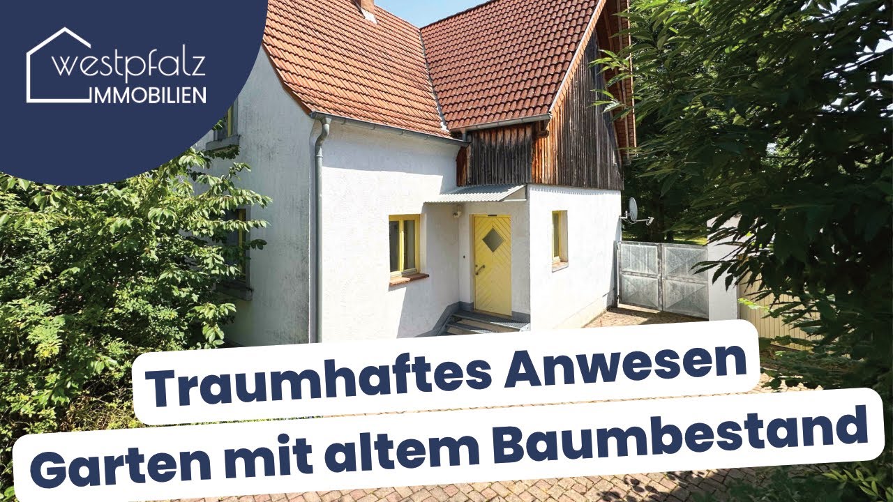 RAMSTEIN | Traumhaftes Anwesen &ndash; Ausladender Garten mit altem Baumbestand | Westpfalz Immobilien
