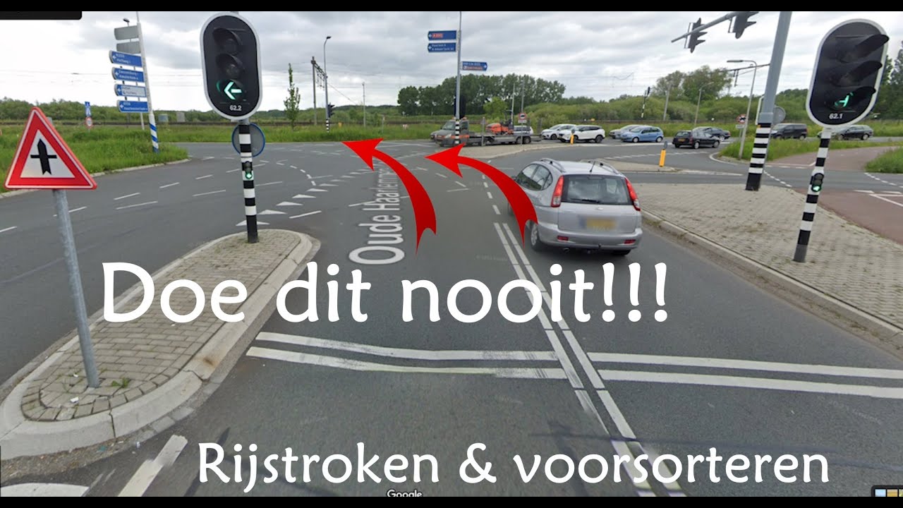 Rijstroken, als je dit doet zak je meteen op je examen!