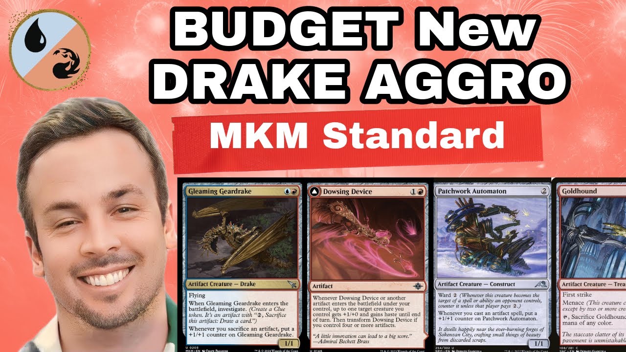 GLEAMING GEARDRAKE AGGRO DECK Destroys Ladder! (BUDGET MKM STANDARD)