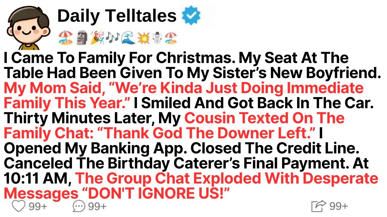 I Came To Family For Christmas. My Seat At The Table Had Been Given To My Sister’s New Boyfriend