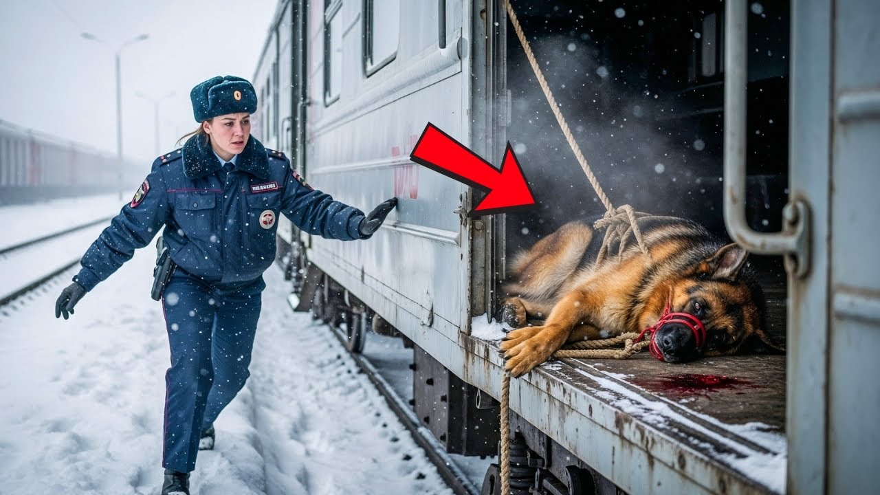 Офицер услышал скуляж в заброшенном вагоне — он нашёл связанную собаку — правда шокировала
