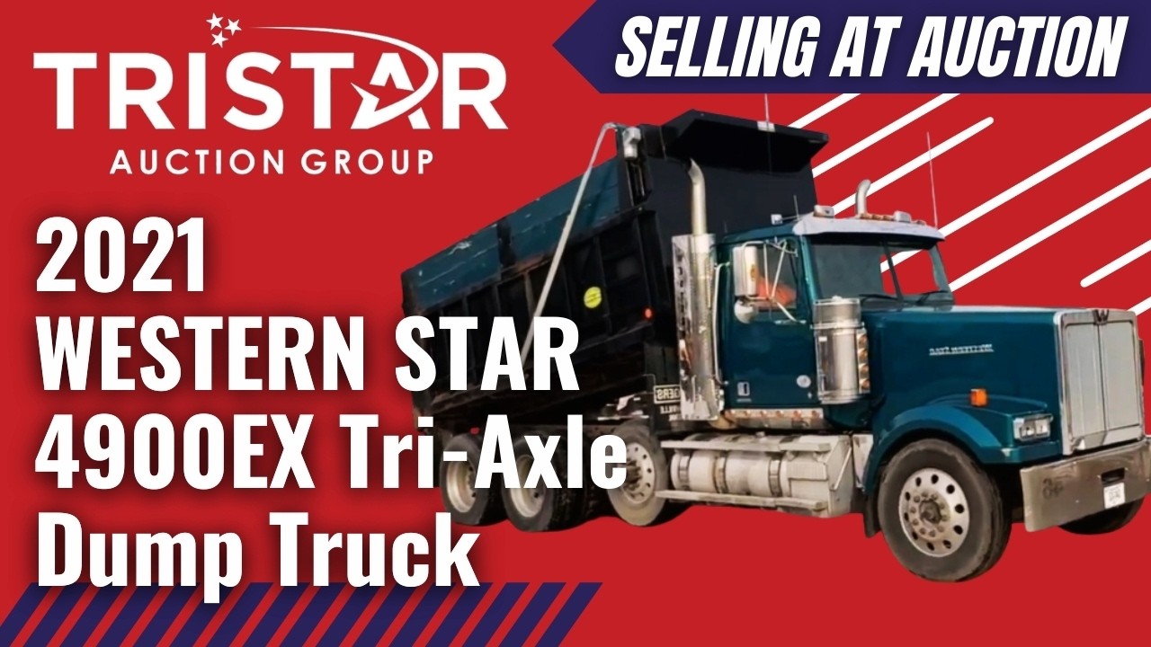 2021 WESTERN STAR 4900EX Tri-Axle Dump Truck (9602) - Selling at auction