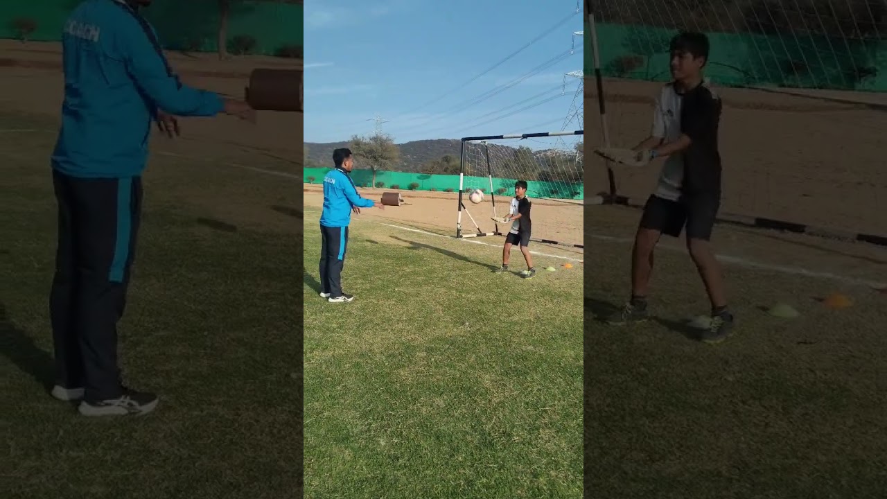 If you are beginner in ⚽GK 👋 position Add these three drill for improving 💪🔥 #football #fifa #video 