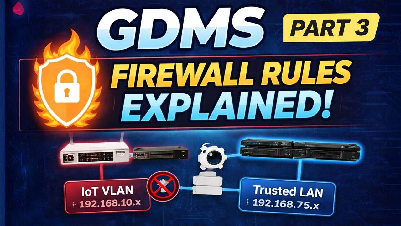 Защитите свою сеть 🔒 | Правила брандмауэра GDMS + изоляция VLAN (Часть 3)