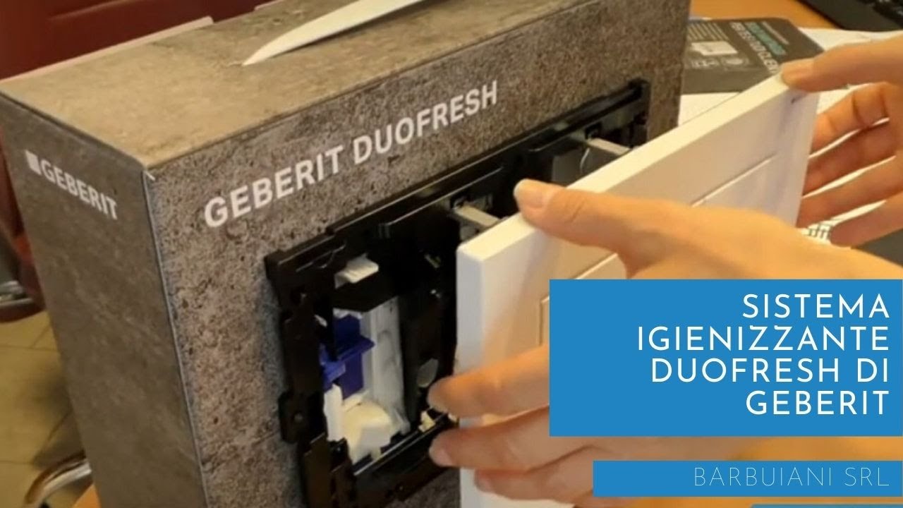 Sistema Igienizzante Duofresh di Geberit, per un water pulito ed igienizzato ad ogni utilizzo