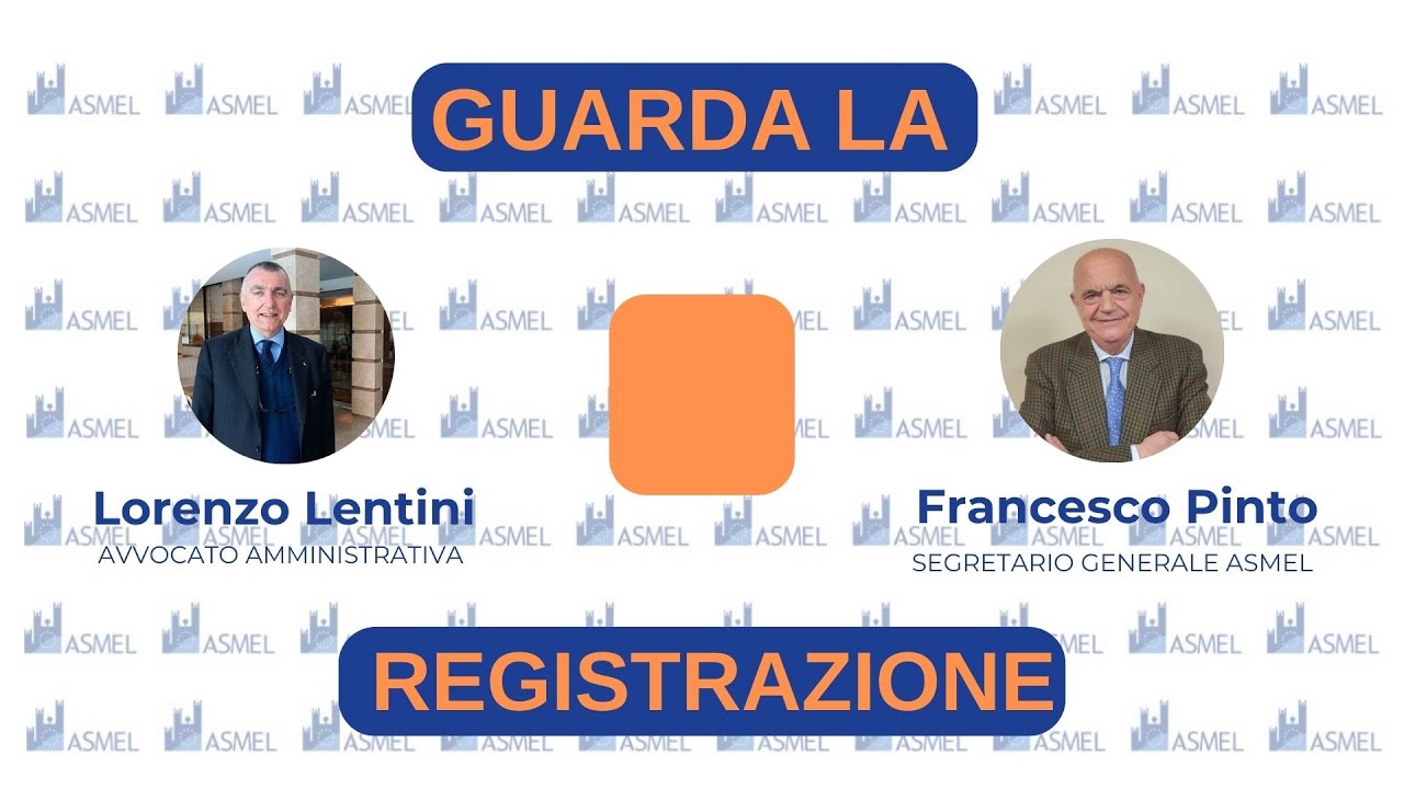 ASMEL CONSORTILE: COMPLIANCE E NUOVI SERVIZI DI COMMITTENZA