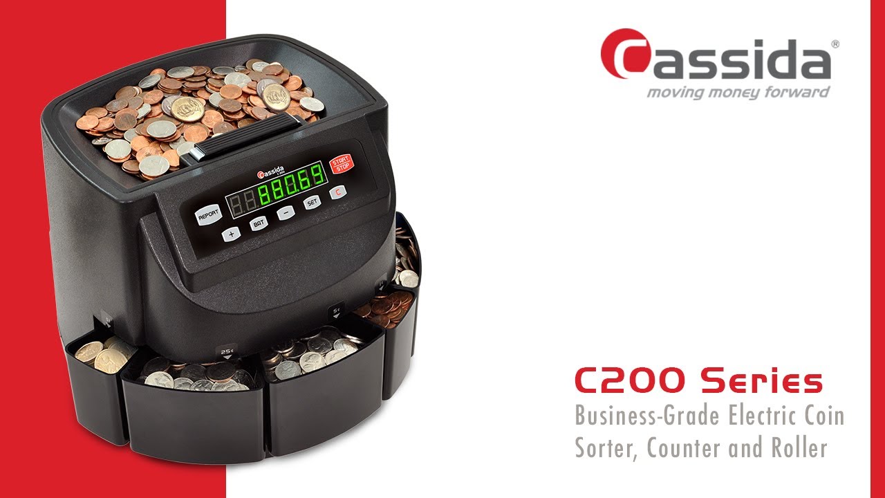 Why Waste Time Sorting Coins? The Cassida C200 Makes It Easy! | Cassida Corporation