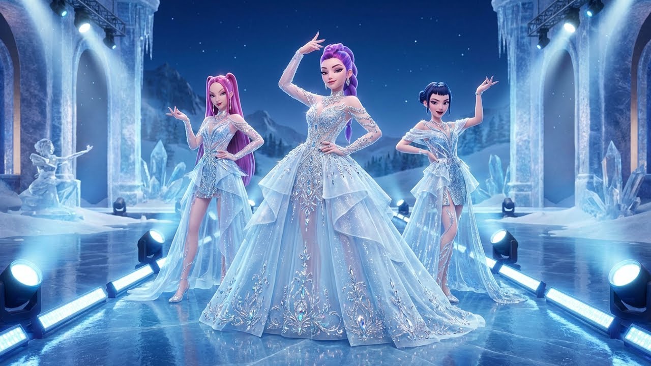 Golden Fashion Runway Dance | Kpop Demon Hunters Cinematic Performance