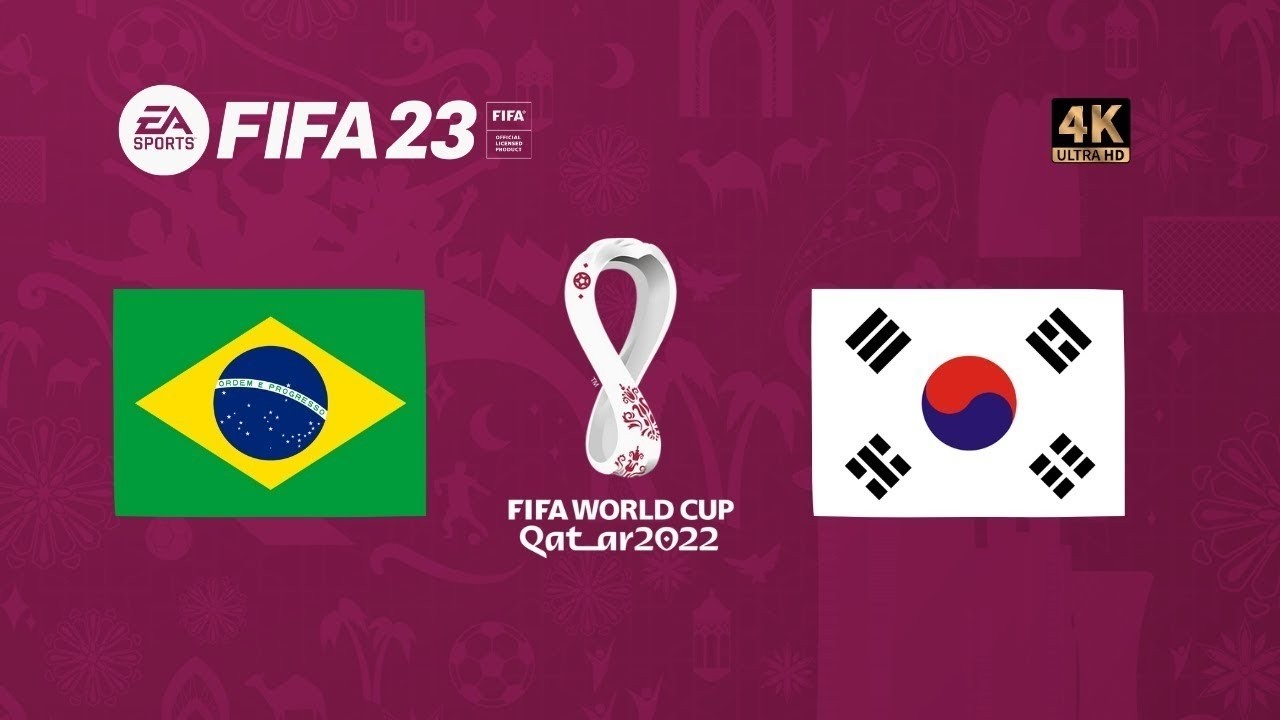 Brasil x Coréia do Sul | FIFA 23 Gameplay | Copa do Mundo Qatar 2022 | Final [4K 60FPS]
