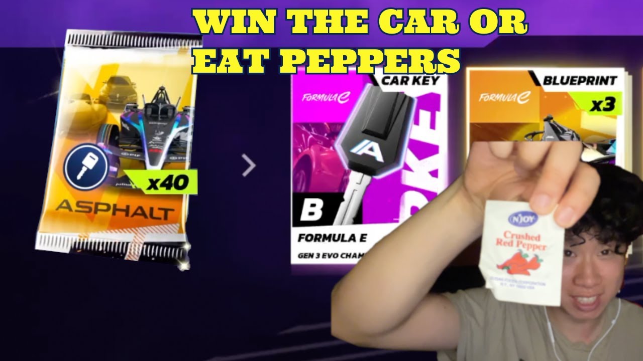 40 НАБОРОВ ФОРМУЛЫ E: ВЫИГРАЙТЕ МАШИНУ ИЛИ СЪЕШЬТЕ КРАСНЫЙ ПЕРЕЦ | Asphalt Legends Unite