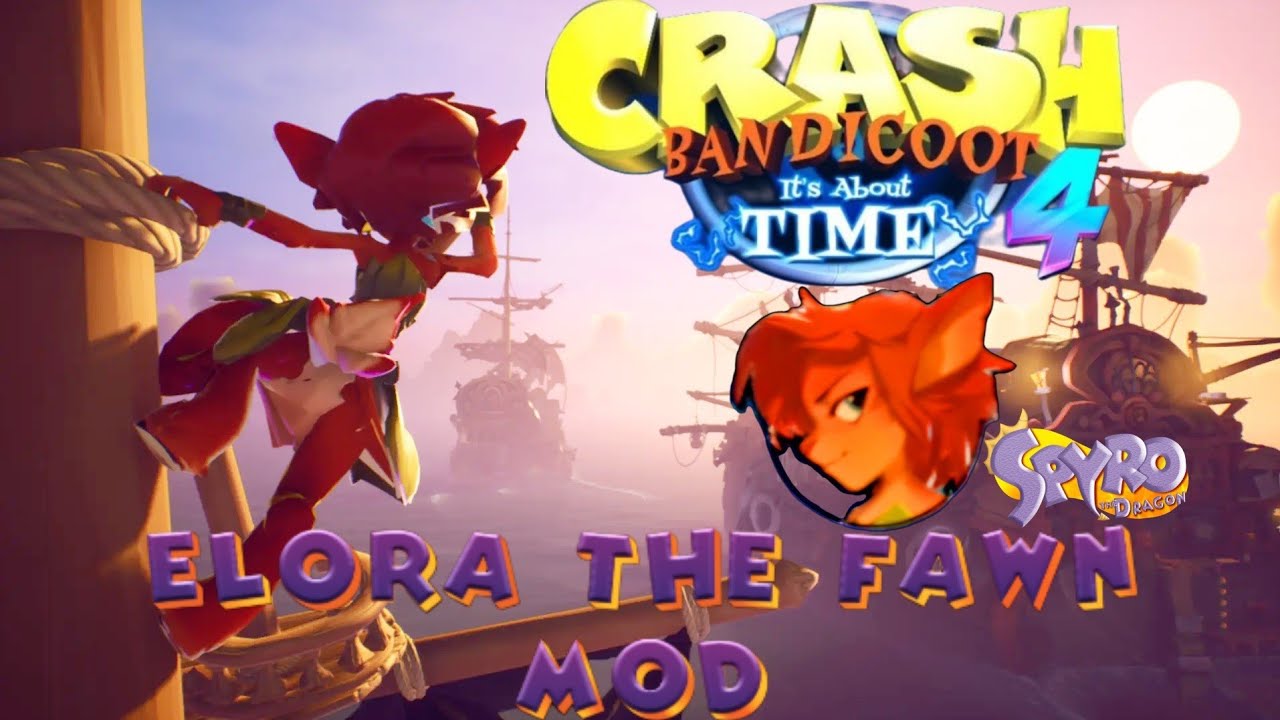 Crash Bandicoot 4 Its About Time Elora The Fawn Mod