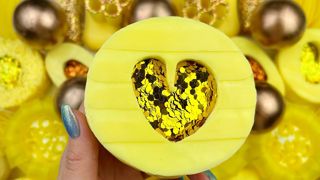 ASMR SOAP CRUSHING★Soap boxes with glitter and starch★Cutting cubes★Clay cracking