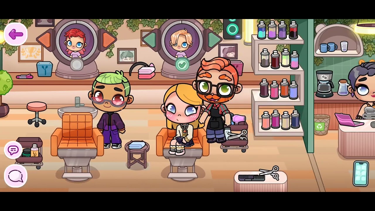 Annabelle gets an haircut