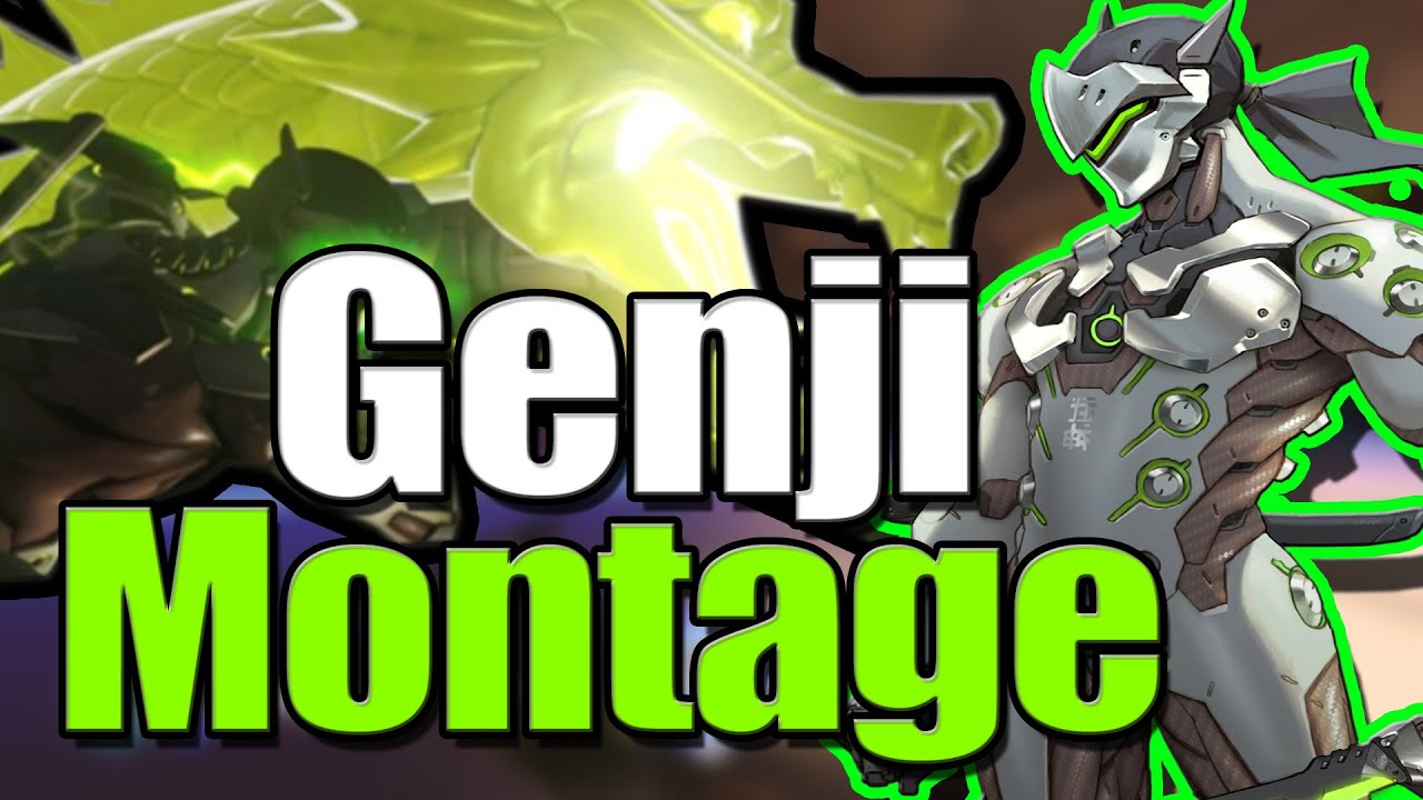 REDMERCY GENJI MONTAGE - Best Genji Plays - Overwatch