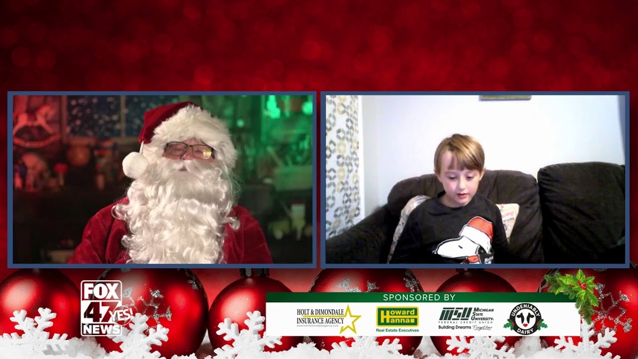 Virtual Visit With Santa - PJ