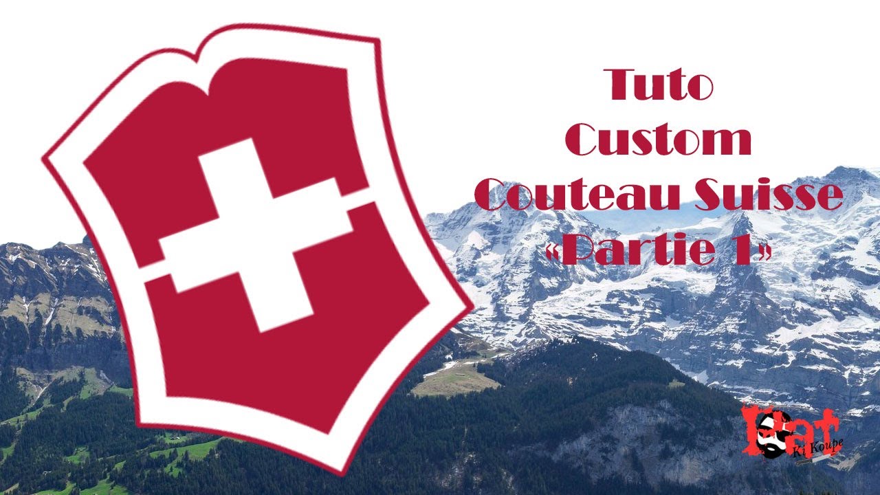 Victorinox Custom  (Partie 1) Fabrication d'un support