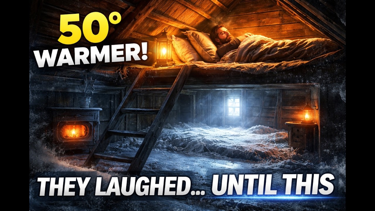 Everyone Laughed When He Built an Attic Bed — Until He Slept 50°F Warmer While Floors Froze