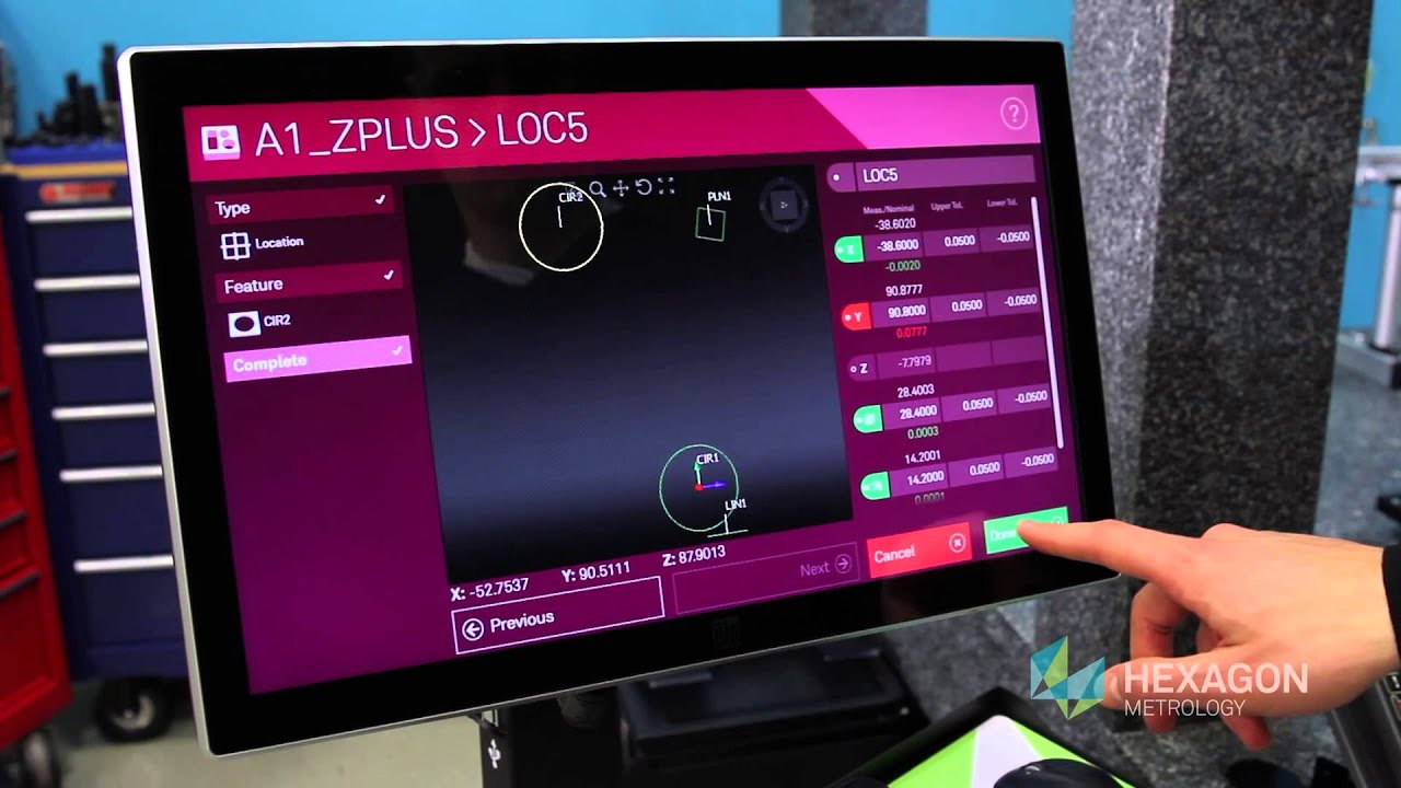 PC-DMIS Touch: Walk Up, Measure and Run your Program