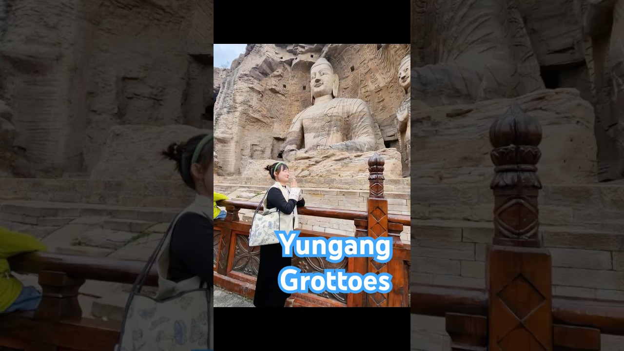 #Yungang #Grottoes ! ancient Chinese Buddhist temple grottoes built from 5-6 century in #Shanxi
