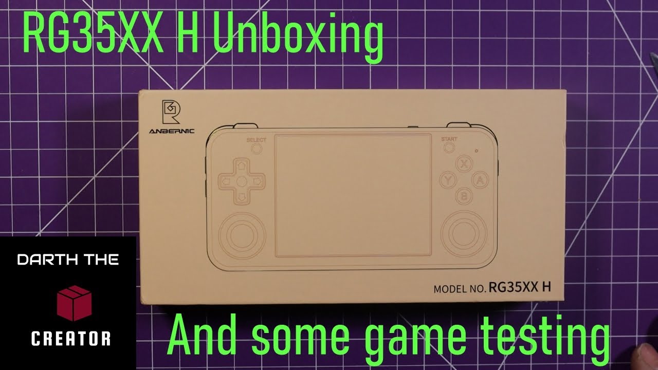 Anbernic RG35xx H unboxing #anbernic #handheld #rg35xxh #