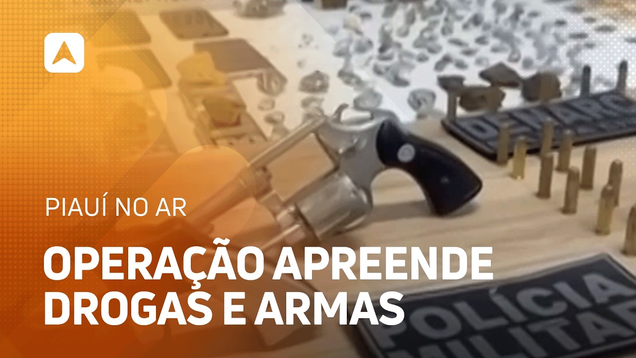 Operação integrada cumpre 45 ordens e apreende armas em Teresina