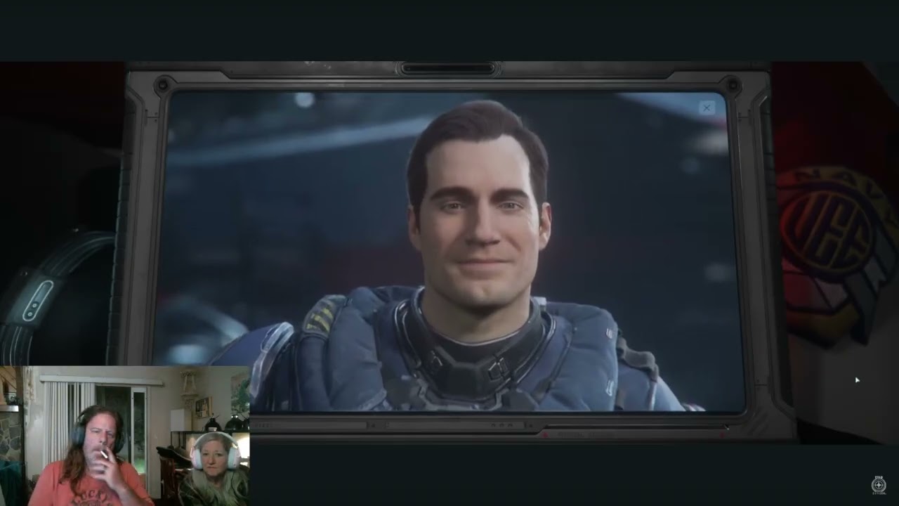 {REACTION}  Reacting to Star Citizen/Squadron 42 gameplay trailer! Open invite to argue its a scam