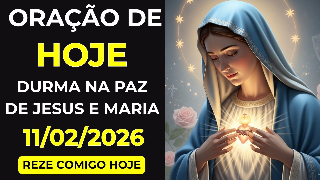 ORAÇÃO PODEROSA DE HOJE (11 DE FEVEREIRO) - DESCANSE NOS BRAÇOS DO PAI 🙌🏻🌿
