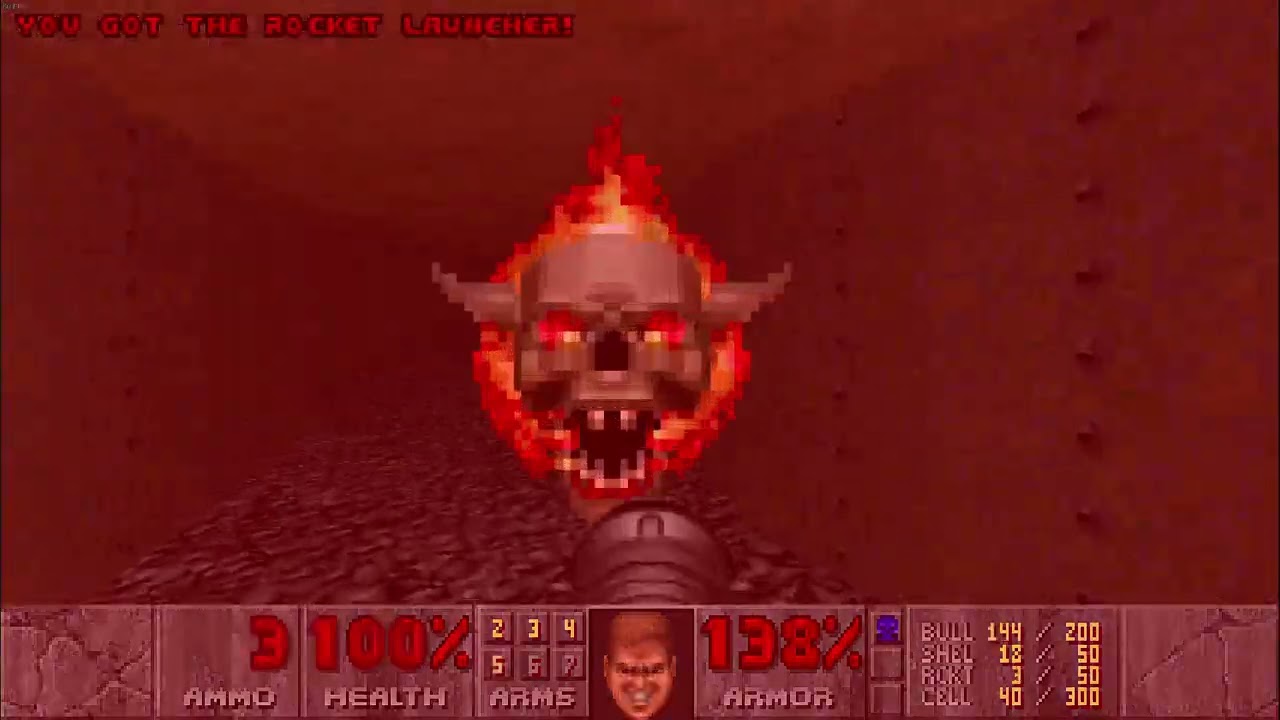 Doom: E3M3 - Pandemonium (UV, 100% Kills/Secrets, Pistol)