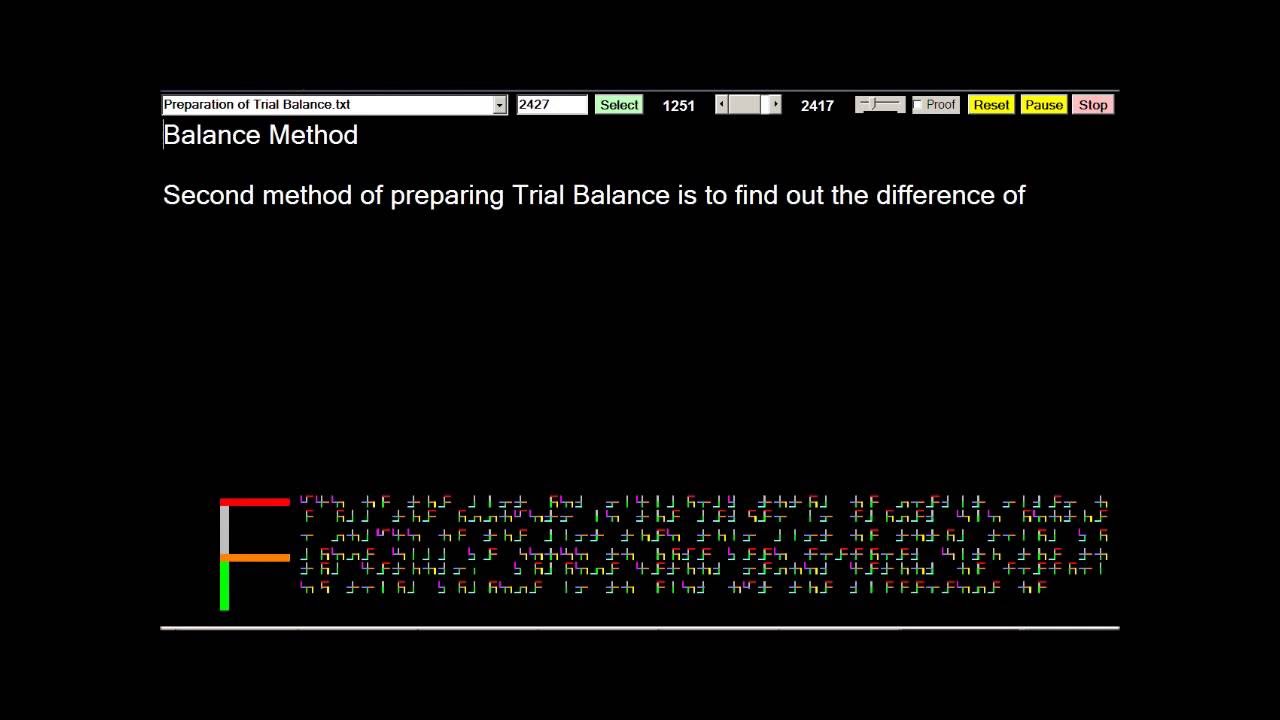 Accounting Software for Business - Preparation of Trial Balance Tutorial