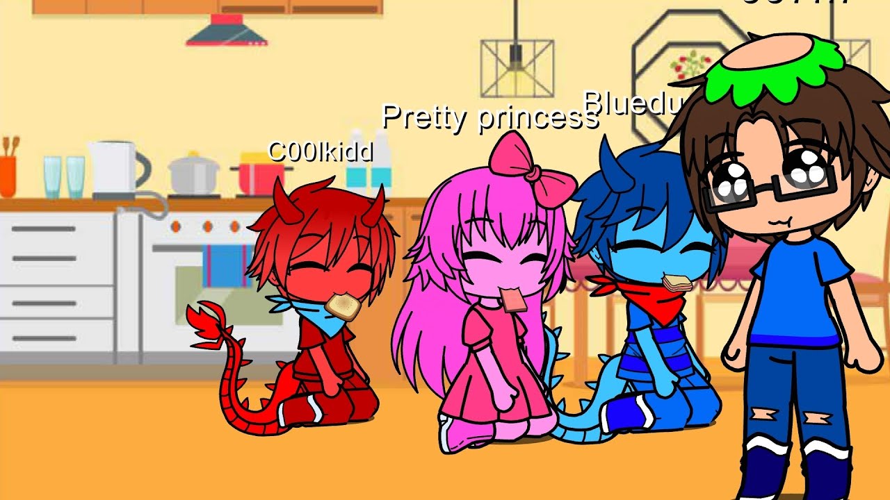 The day in the life of C00lkidd, Bluedude, and Pretty princess. #c00lkidd #forsaken #gachaclub 