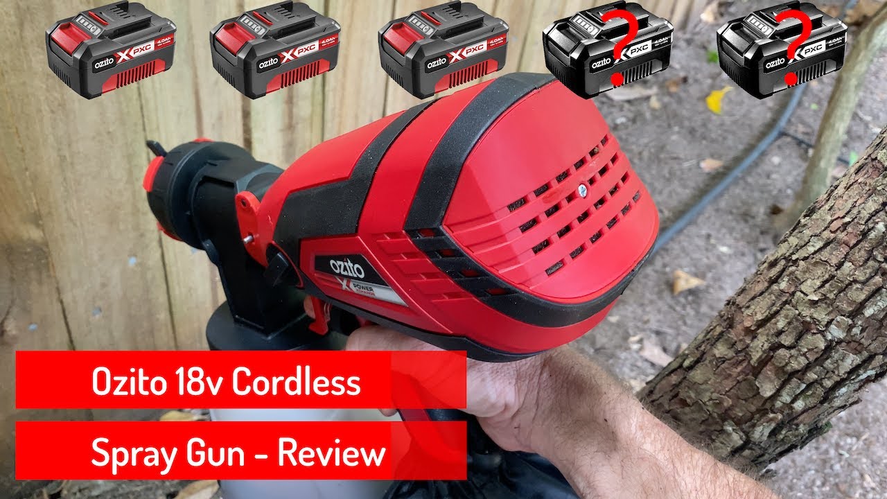 Ozito 18v Spray Gun - Review