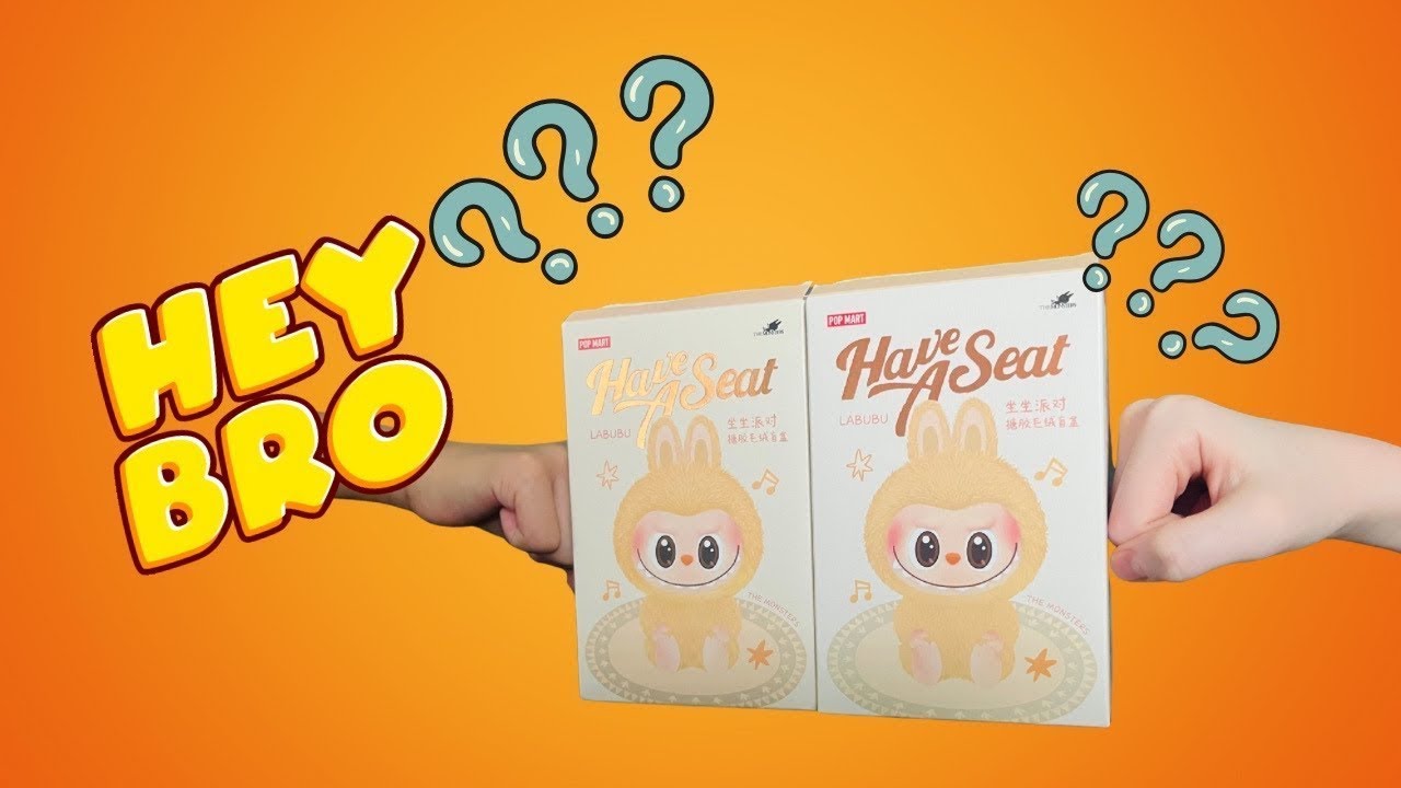 Unboxing LABUBU HAVE A SEAT blind boxes for the first time