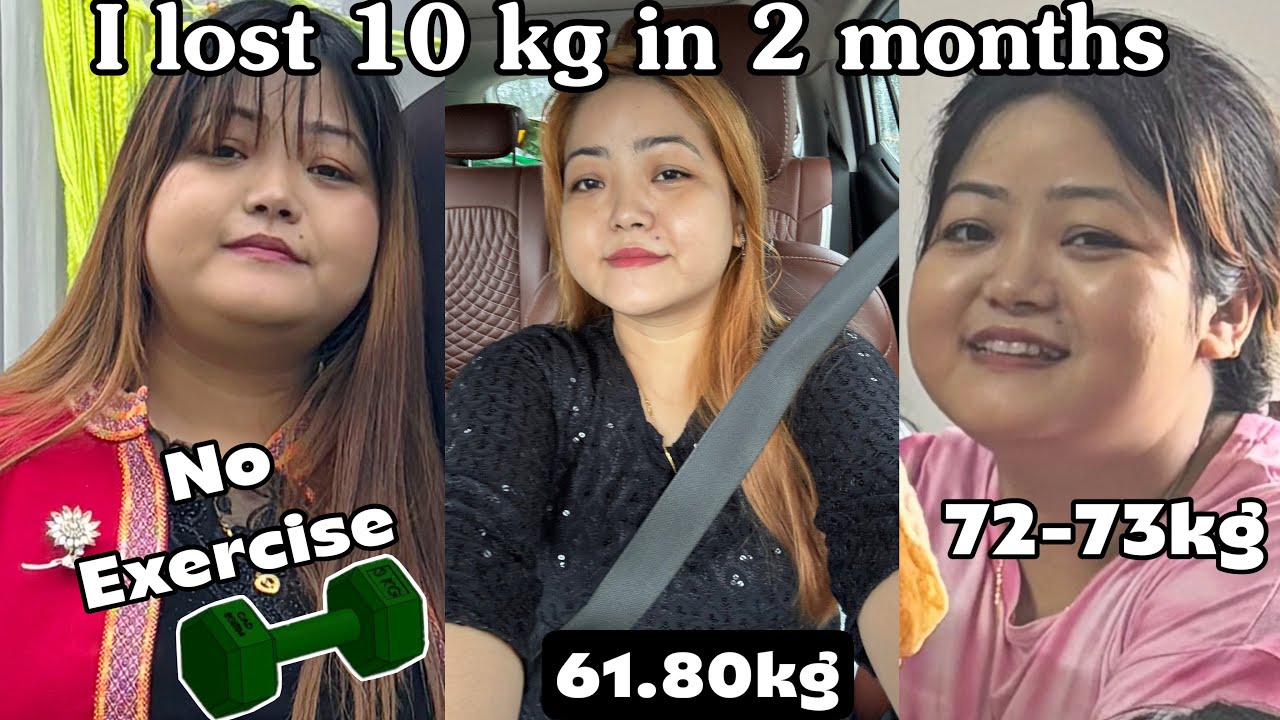 How I lost 10 kg without exercise// No calorie counting 