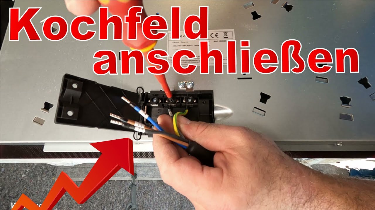 Kochfeld anschließen 👍 darauf musst du unbedingt achten 😲 Ceranfeld Induktionskochfeld