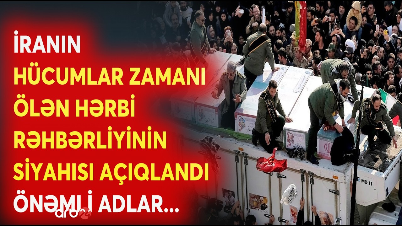 İranda QİSAS HAZIRLIQLARI BAŞLANDI! - 48 yüksək rütbəli şəxslər ÖLDÜRÜLDÜ! - Önəmli adlar...