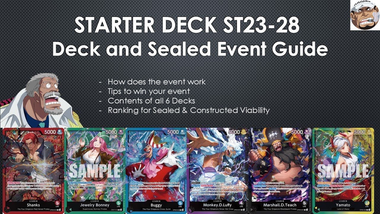 Complete ST23-28 Starter Deck Battle Guide | Sealed Event