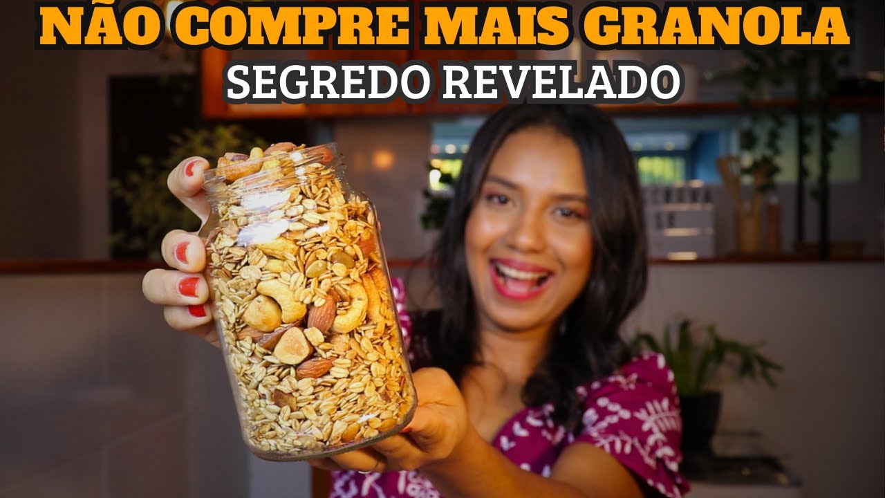 Depois que Aprendi Fazer essa Granola Nunca Mais Comprei no Mercado/ Aprenda fazer Granola em Casa