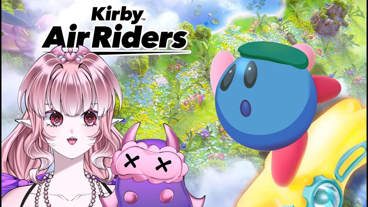 @Arp1033 and I play the Kirby Air Riders Global Test Ride and Mario Kart World